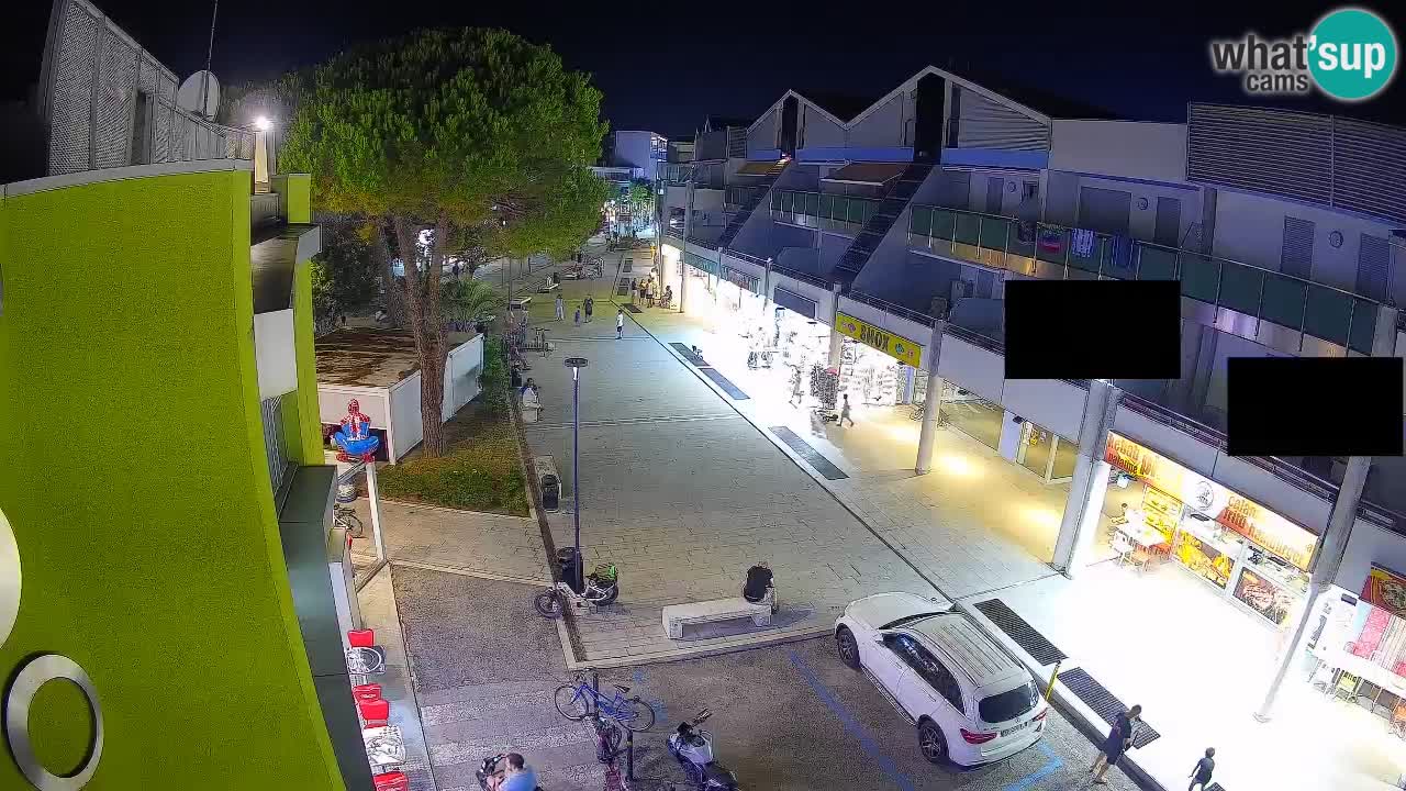 Webcam Rue Commerçante de Bibione – Vue en direct