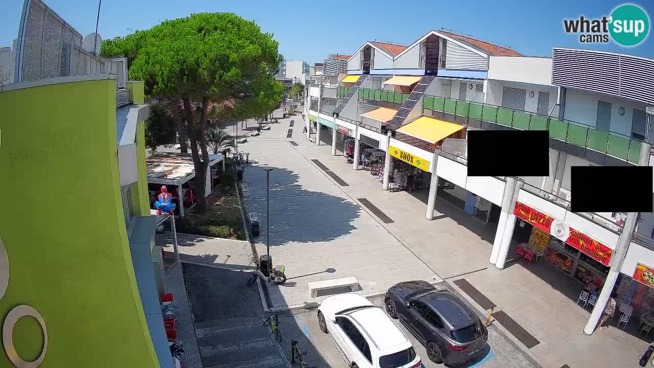 Webcam Bibione Einkaufsstraße – Liveblick