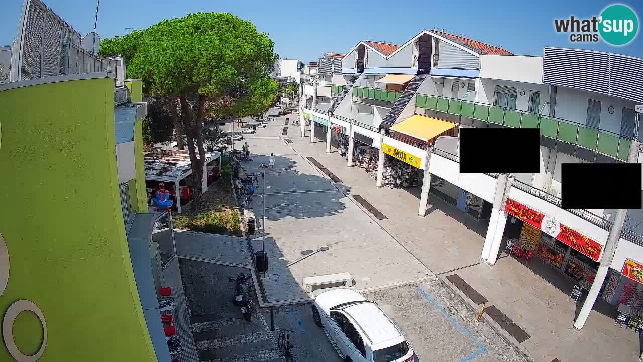Webcam Bibione Einkaufsstraße – Liveblick