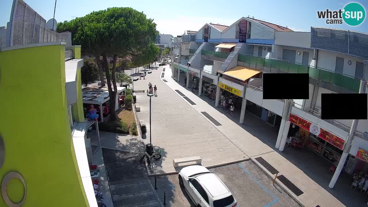 Webcam Rue Commerçante de Bibione – Vue en direct