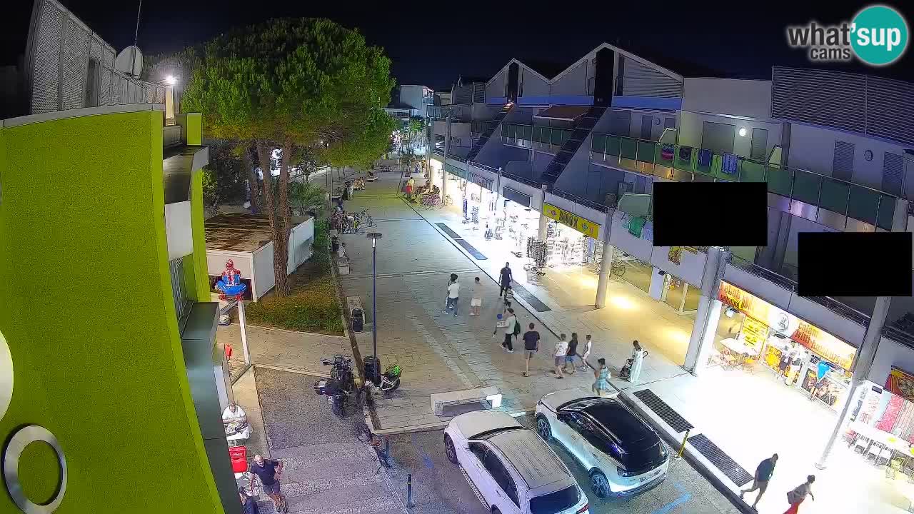 Web kamera Bibione – Trgovačka ulica uživo
