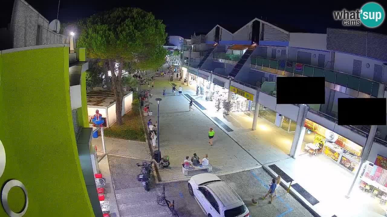 Webcam Bibione Einkaufsstraße – Liveblick