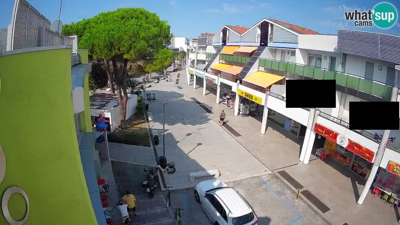 Webcam Bibione Einkaufsstraße – Liveblick