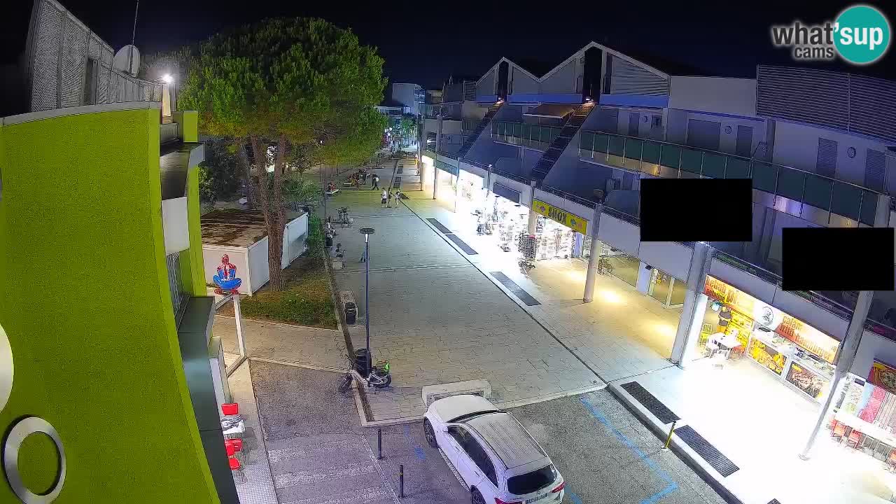 Webcam Bibione Einkaufsstraße – Liveblick