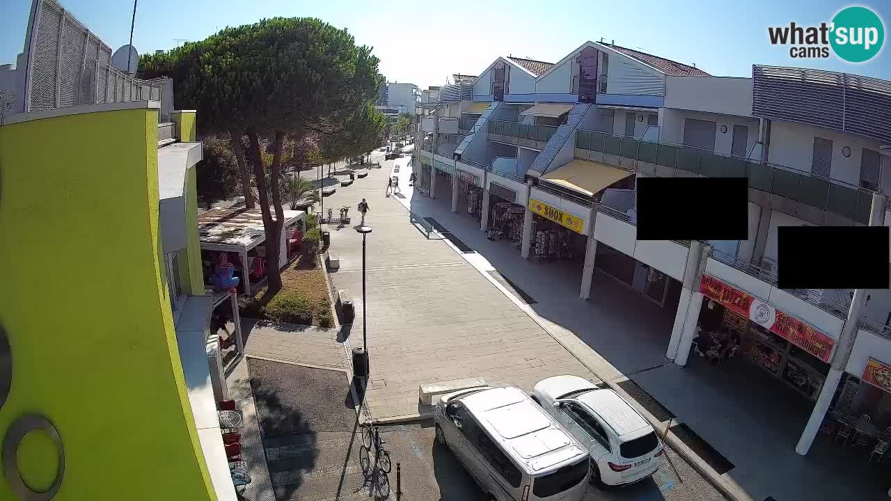 Web kamera Bibione – Trgovačka ulica uživo