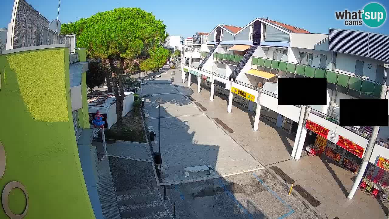 Web kamera Bibione – Trgovačka ulica uživo