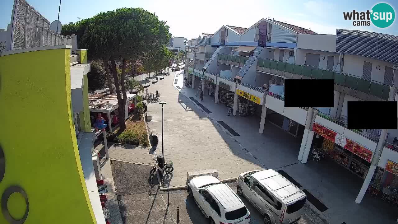 Webcam Bibione Einkaufsstraße – Liveblick