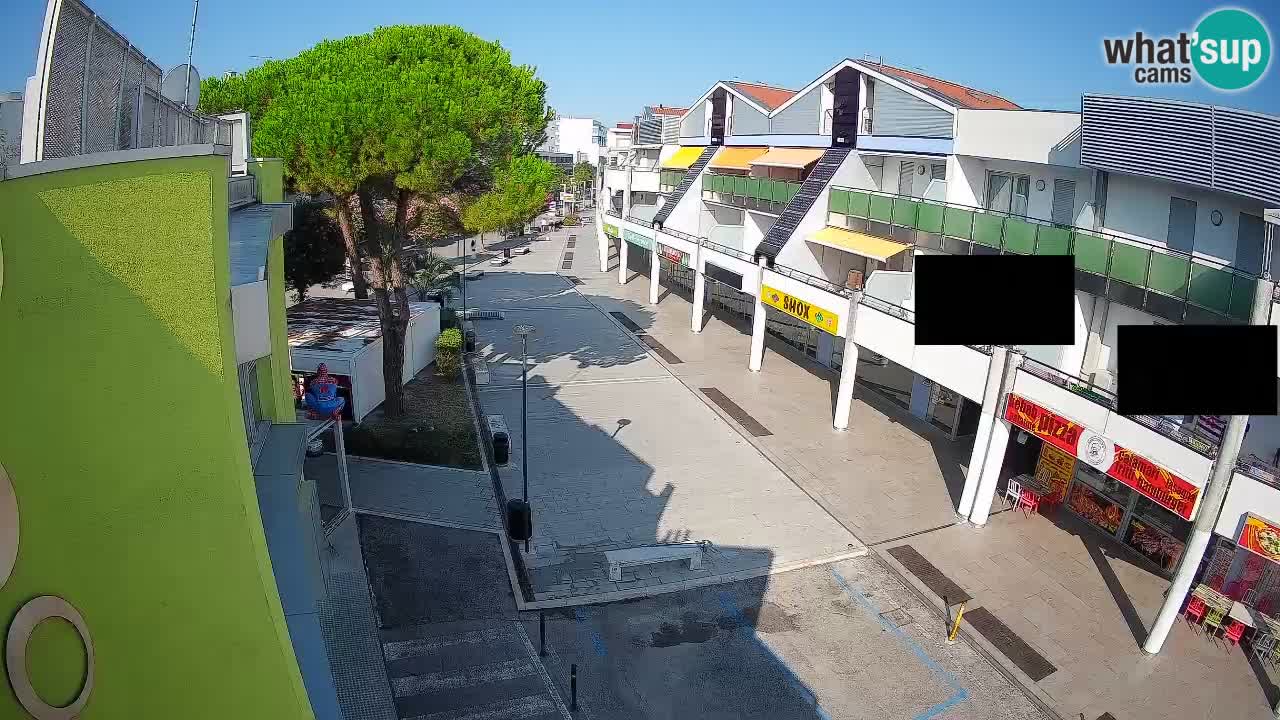Webcam Bibione Einkaufsstraße – Liveblick