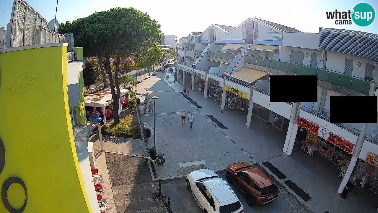 Webcam Bibione Einkaufsstraße – Liveblick