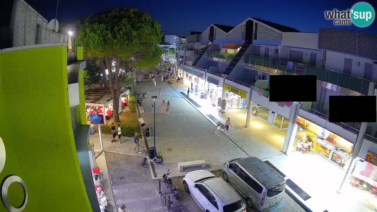 Webcam Rue Commerçante de Bibione – Vue en direct