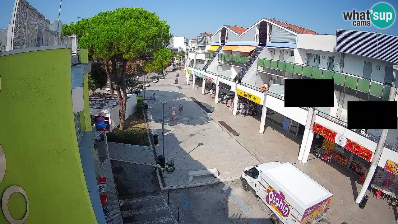 Webcam Bibione Einkaufsstraße – Liveblick