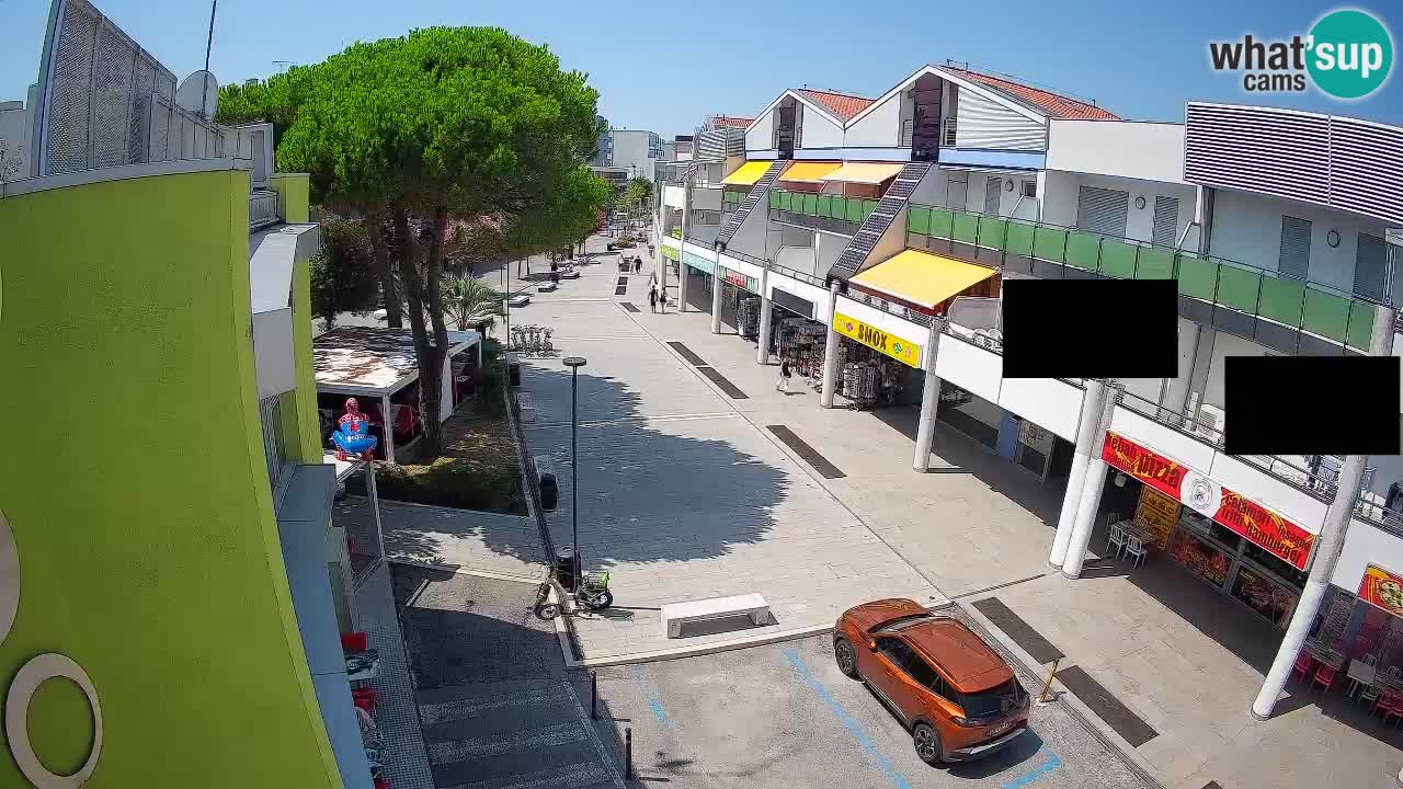 Web kamera Bibione – Trgovačka ulica uživo