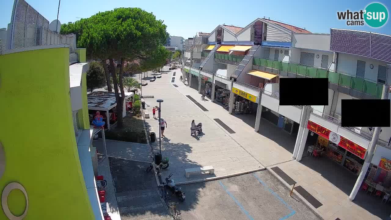 Webcam Rue Commerçante de Bibione – Vue en direct