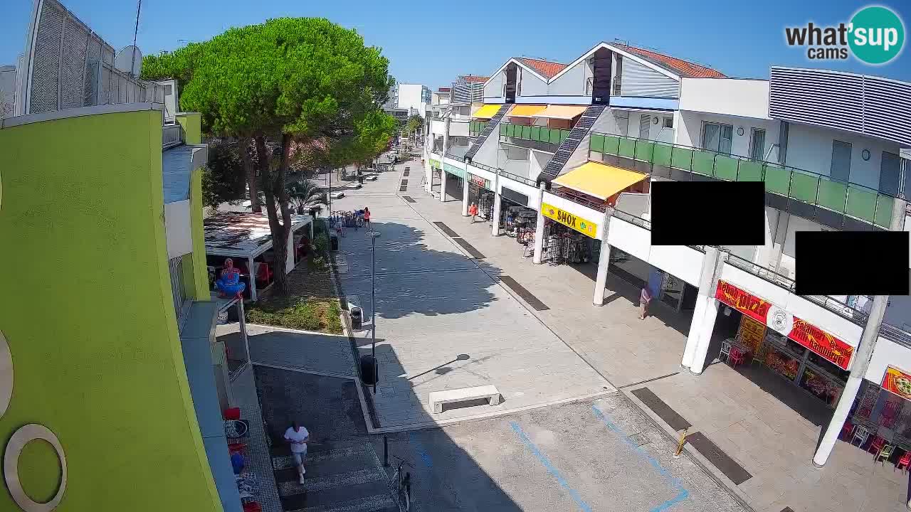Web kamera Bibione – Trgovačka ulica uživo