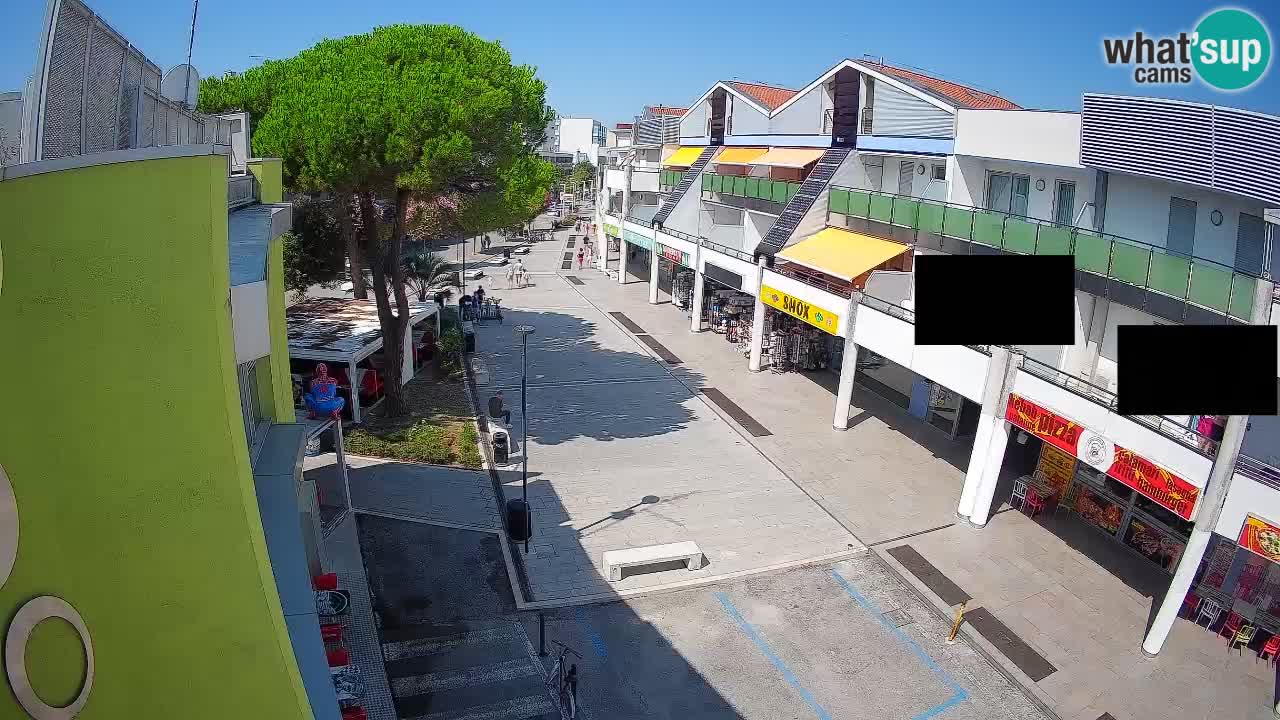 Webcam Bibione Einkaufsstraße – Liveblick