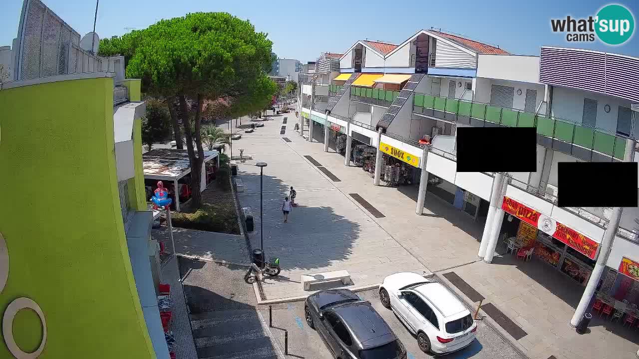Webcam Rue Commerçante de Bibione – Vue en direct