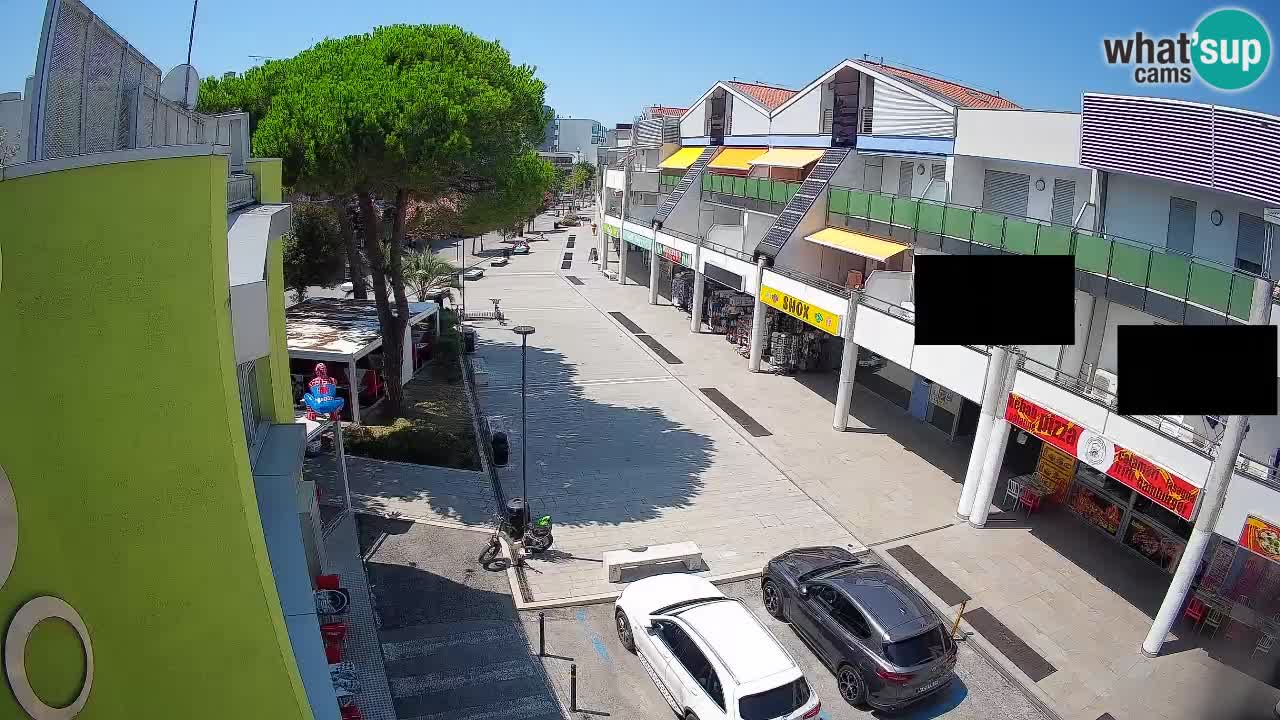 Webcam Bibione Einkaufsstraße – Liveblick