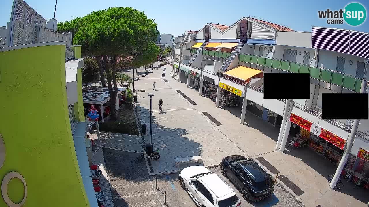 Web kamera Bibione – Trgovačka ulica uživo