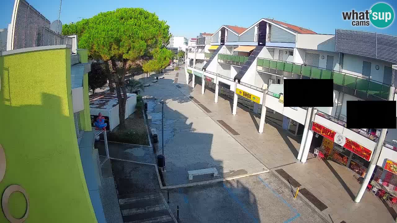 Webcam Bibione Einkaufsstraße – Liveblick