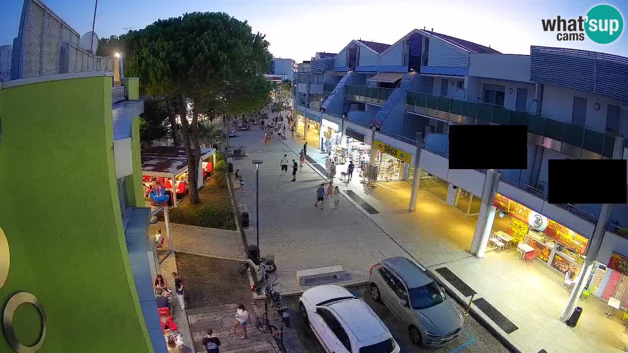 Webcam Bibione Einkaufsstraße – Liveblick