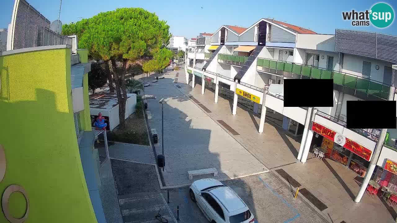 Web kamera Bibione – Trgovačka ulica uživo