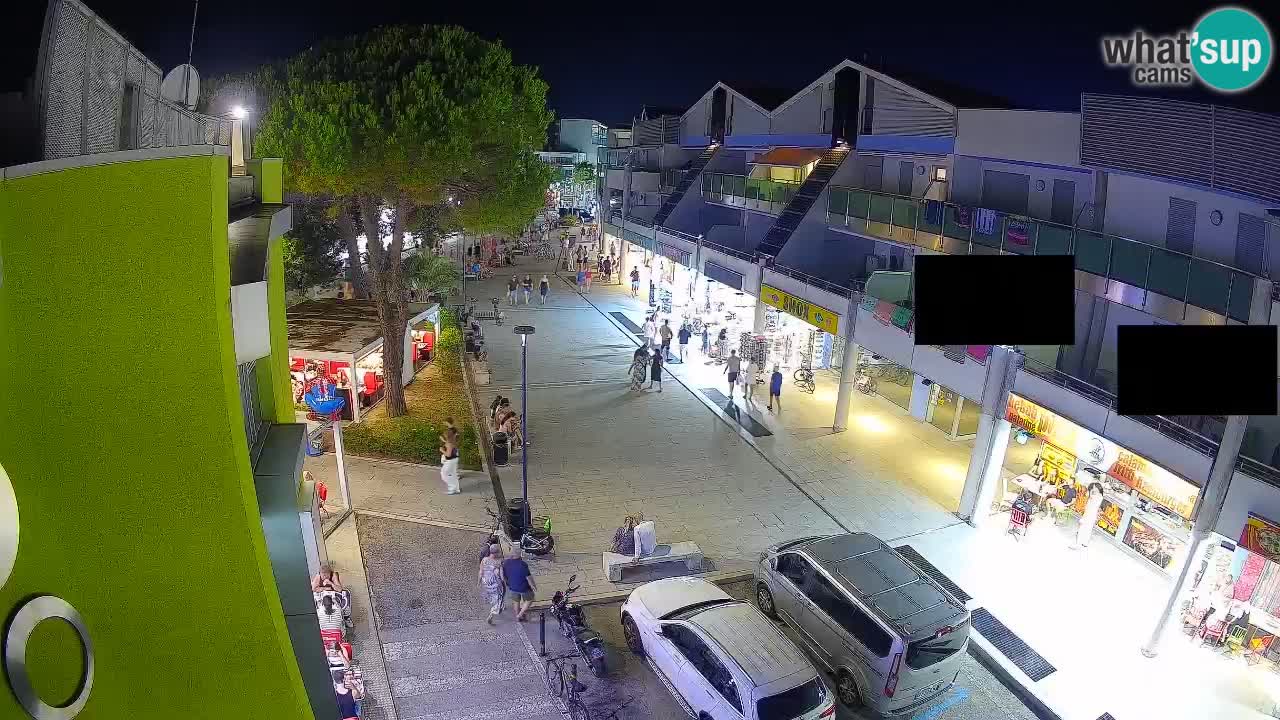 Webcam Bibione Einkaufsstraße – Liveblick