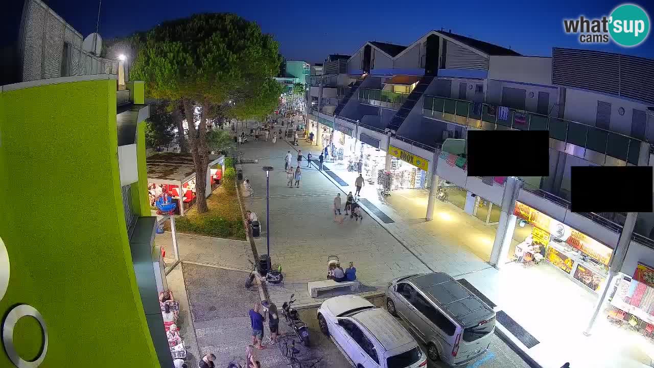 Webcam Rue Commerçante de Bibione – Vue en direct