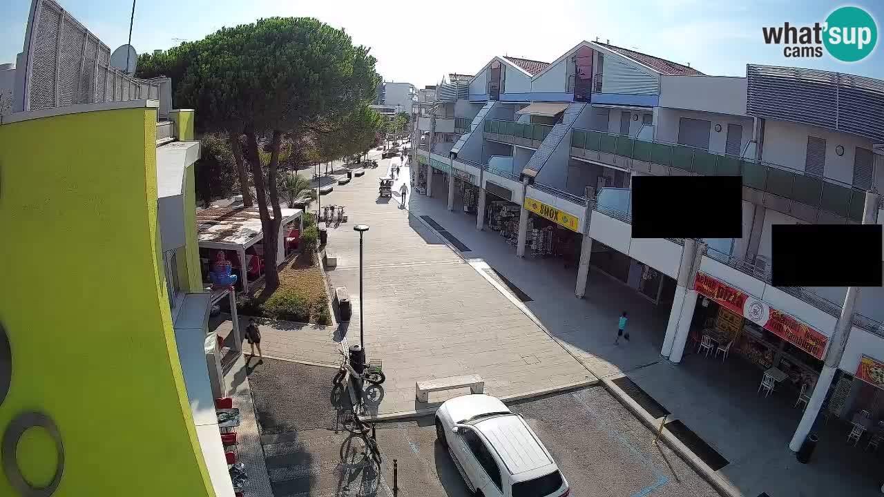 Webcam Bibione Einkaufsstraße – Liveblick