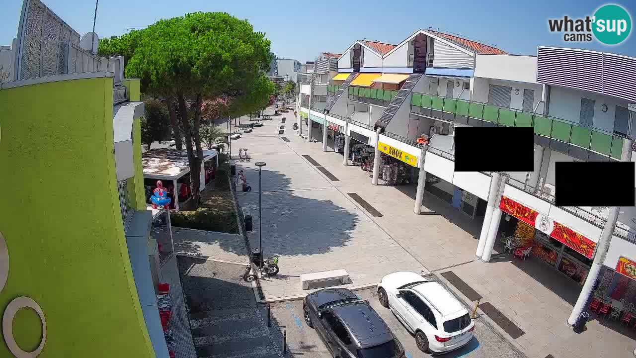Webcam Rue Commerçante de Bibione – Vue en direct