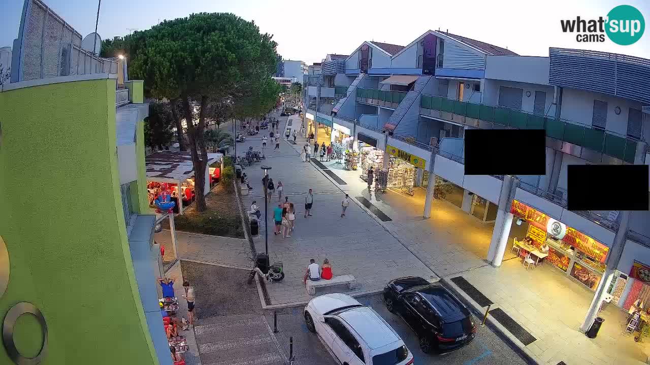 Webcam Bibione Einkaufsstraße – Liveblick
