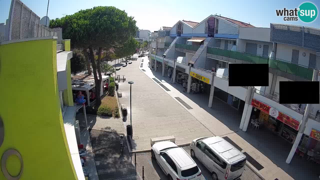 Webcam Rue Commerçante de Bibione – Vue en direct