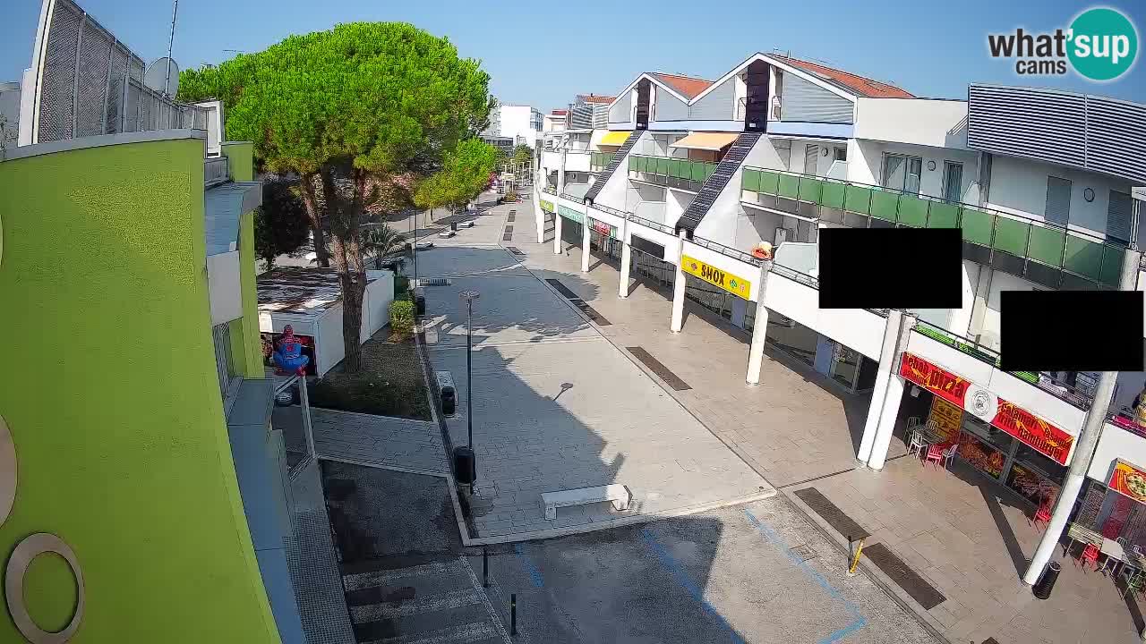 Webcam Bibione Einkaufsstraße – Liveblick