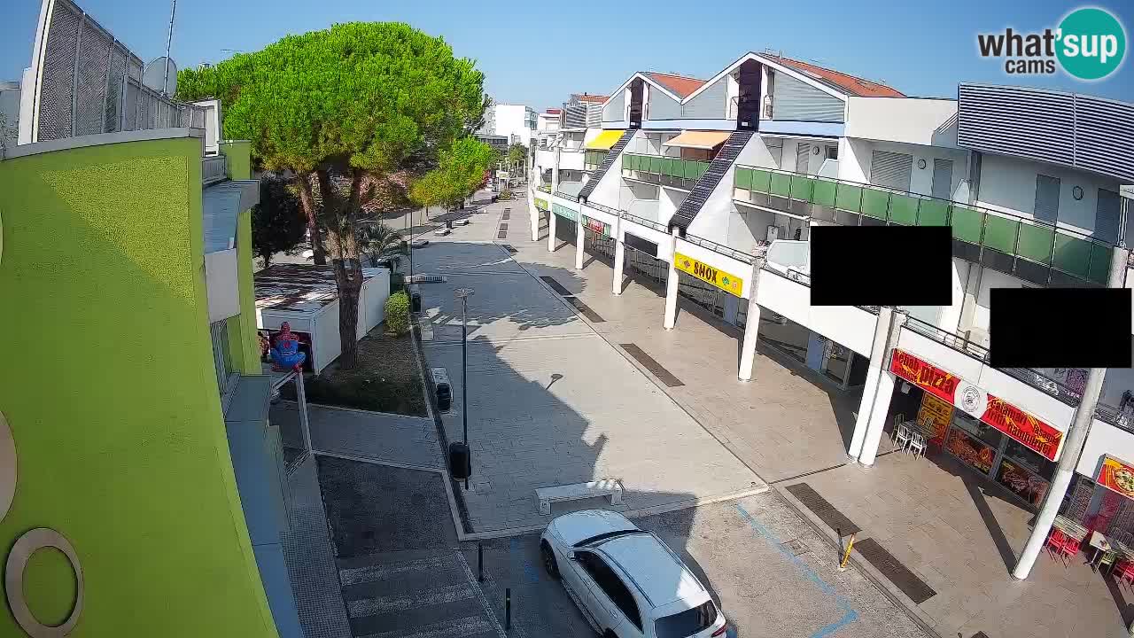 Webcam Rue Commerçante de Bibione – Vue en direct