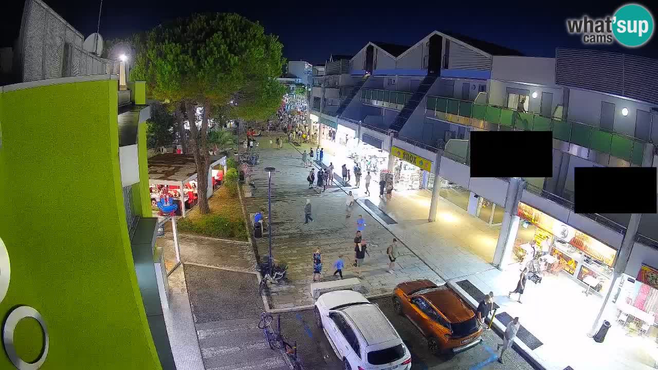 Webcam Rue Commerçante de Bibione – Vue en direct