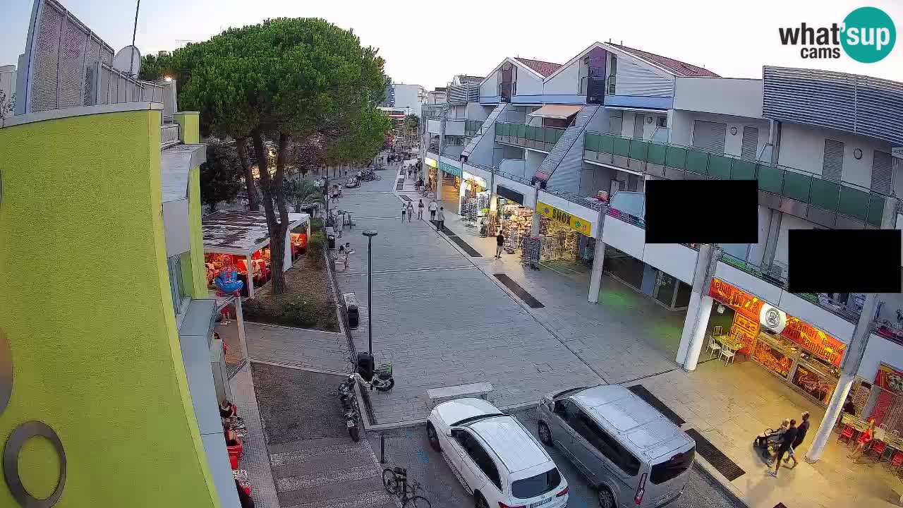 Webcam Bibione Einkaufsstraße – Liveblick