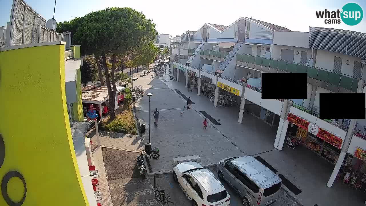 Webcam Bibione Einkaufsstraße – Liveblick