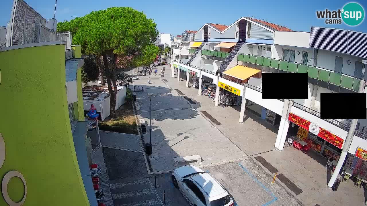 Webcam Bibione Einkaufsstraße – Liveblick