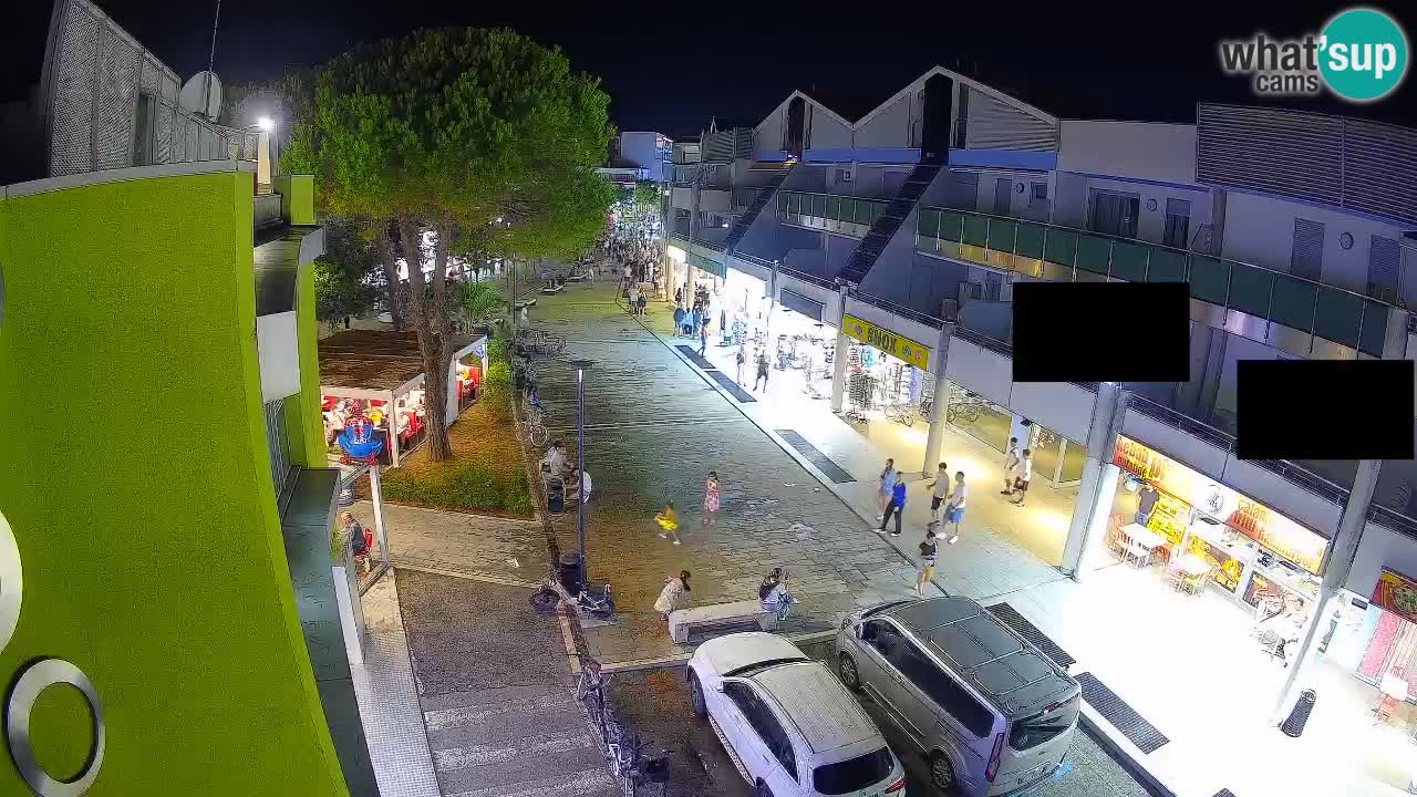Webcam Bibione Einkaufsstraße – Liveblick