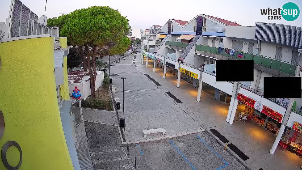 Webcam Bibione Einkaufsstraße – Liveblick