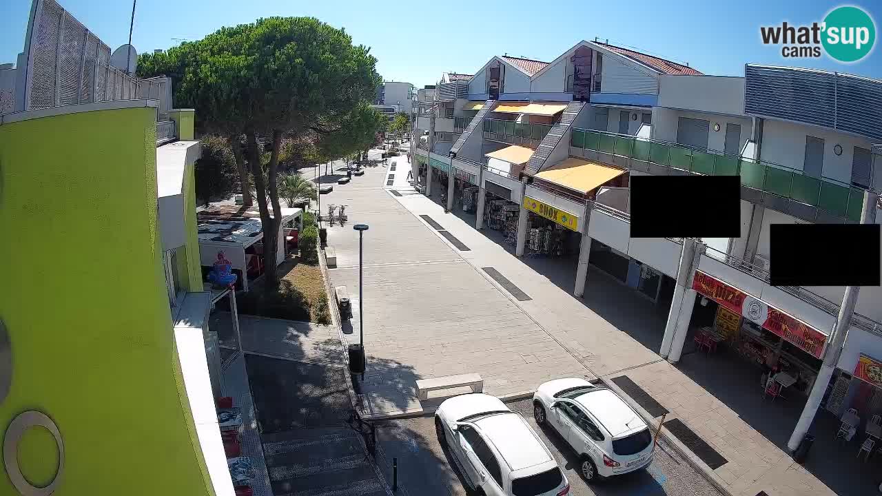 Webcam Bibione Einkaufsstraße – Liveblick