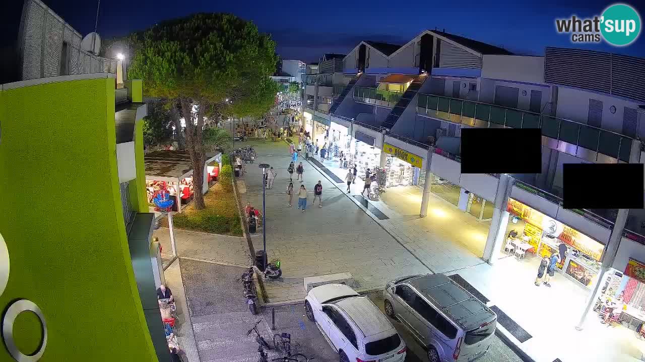 Webcam Bibione Einkaufsstraße – Liveblick