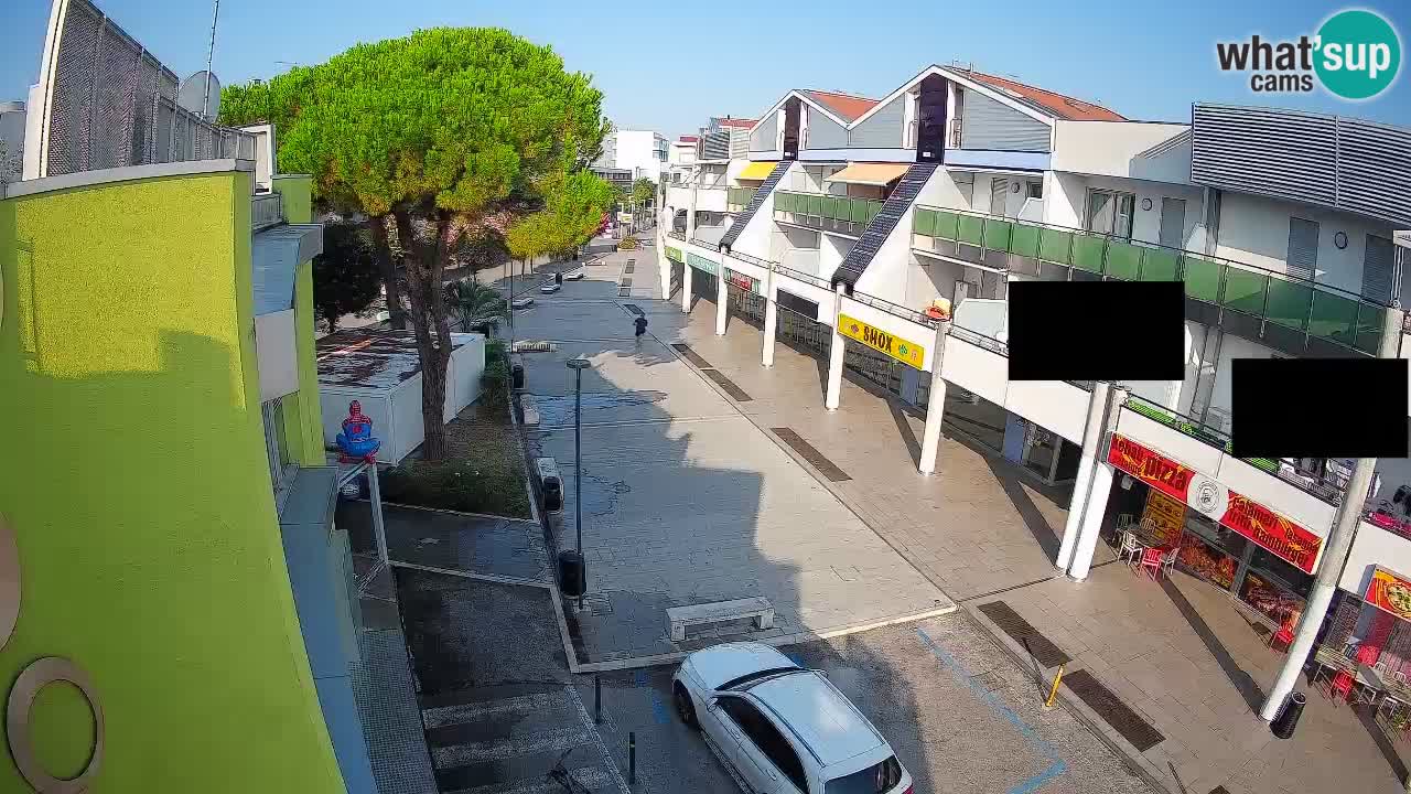 Web kamera Bibione – Trgovačka ulica uživo