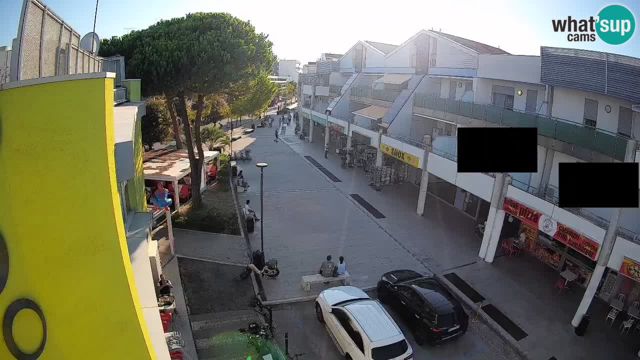 Web kamera Bibione – Trgovačka ulica uživo