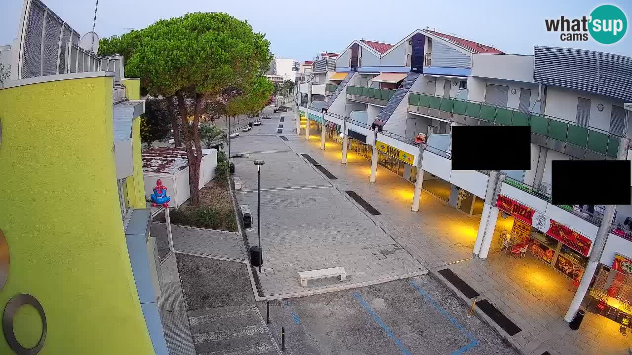 Webcam Bibione Einkaufsstraße – Liveblick