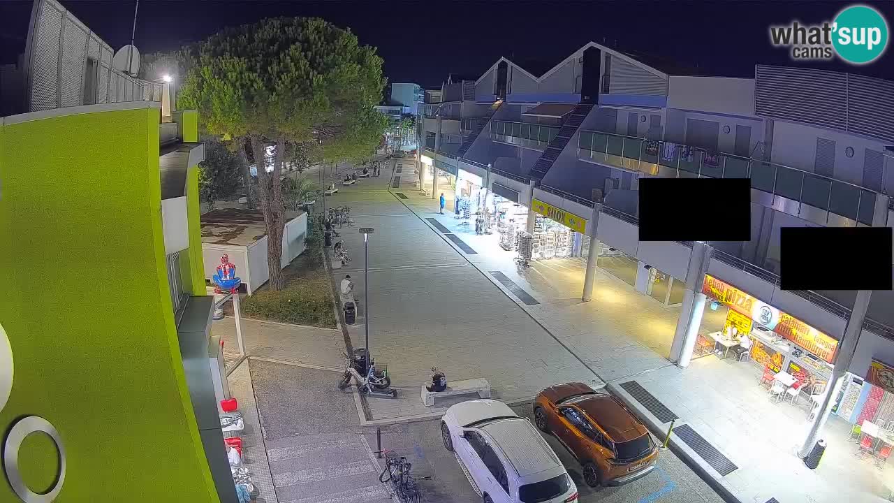 Web kamera Bibione – Trgovačka ulica uživo