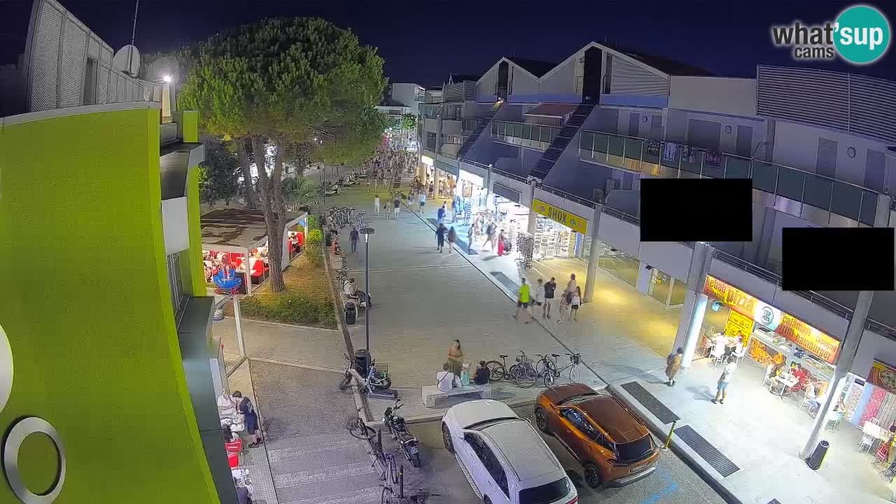 Webcam Via dello Shopping Bibione – Diretta Live