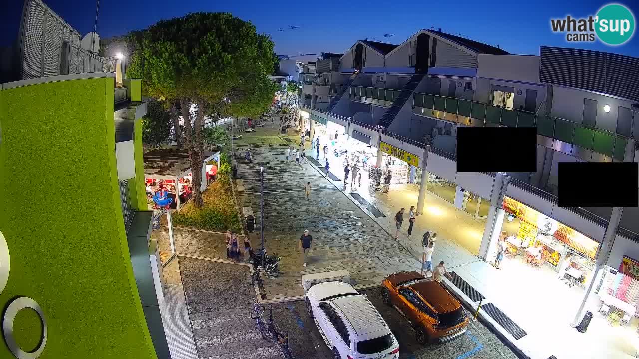 Webcam Via dello Shopping Bibione – Diretta Live