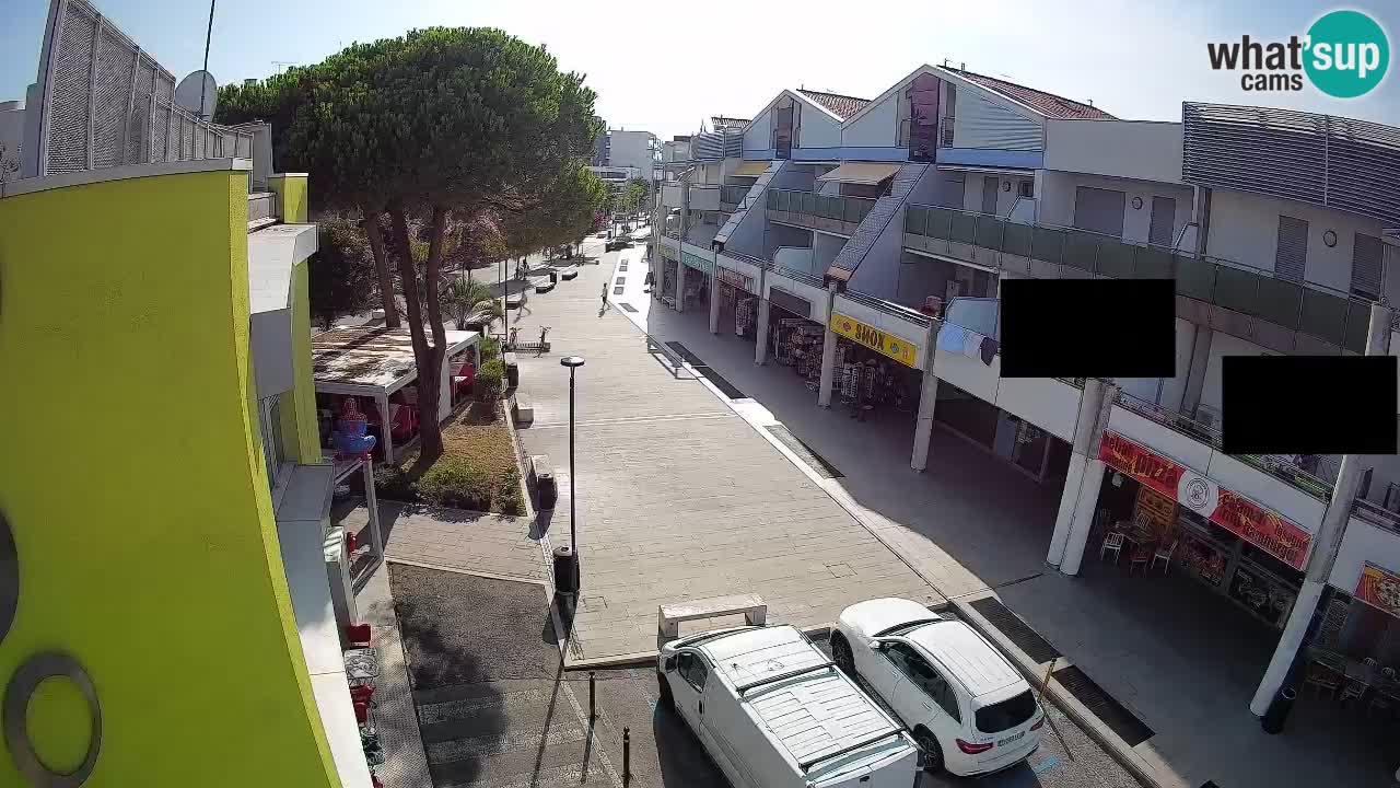 Webcam Rue Commerçante de Bibione – Vue en direct