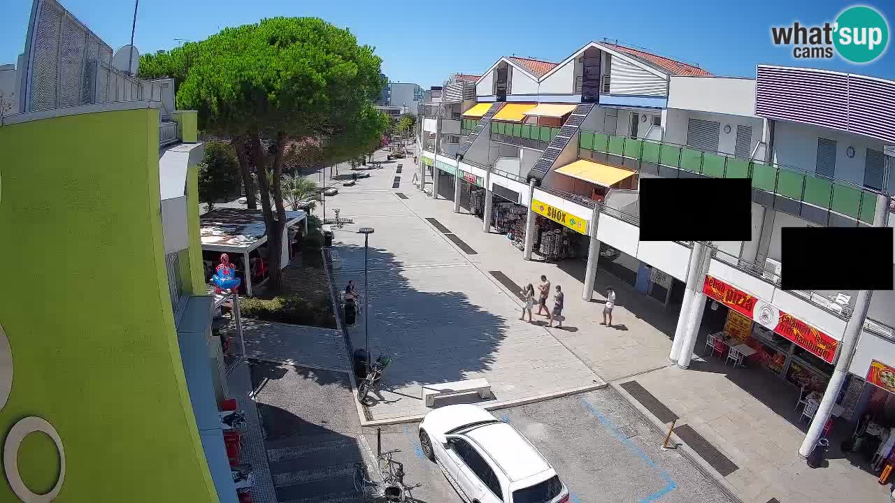 Webcam Rue Commerçante de Bibione – Vue en direct
