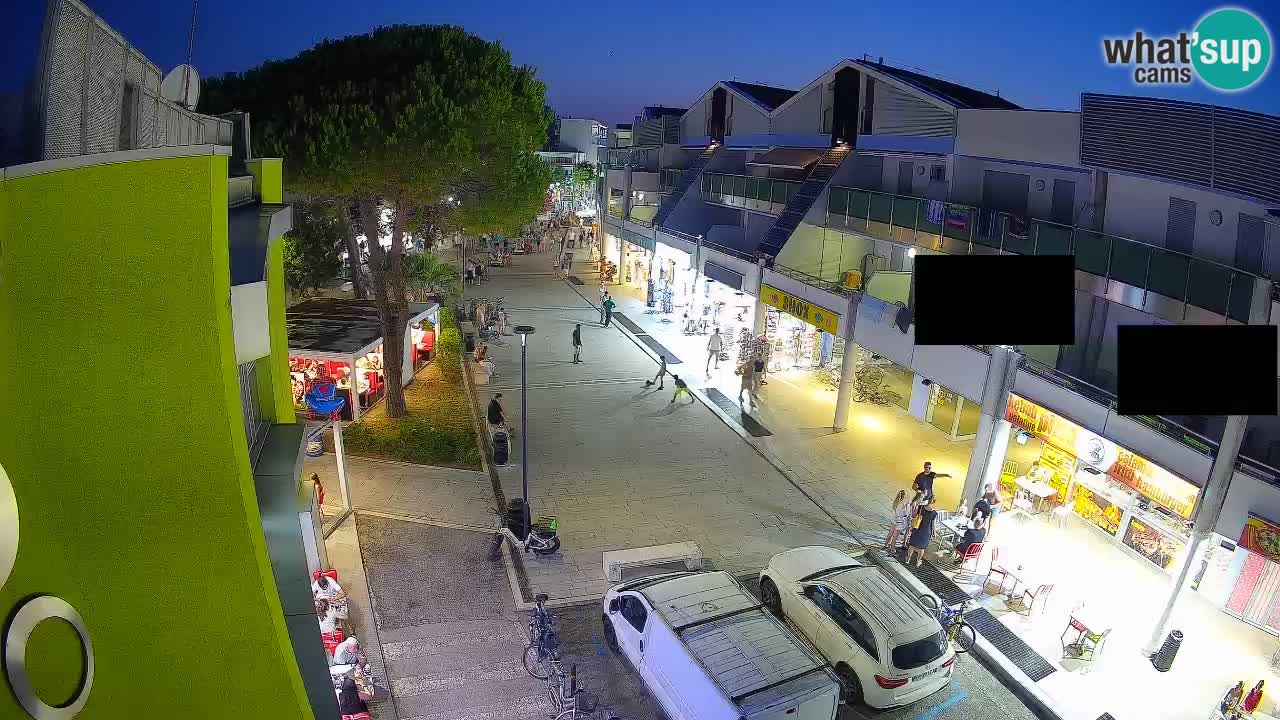 Webcam Rue Commerçante de Bibione – Vue en direct